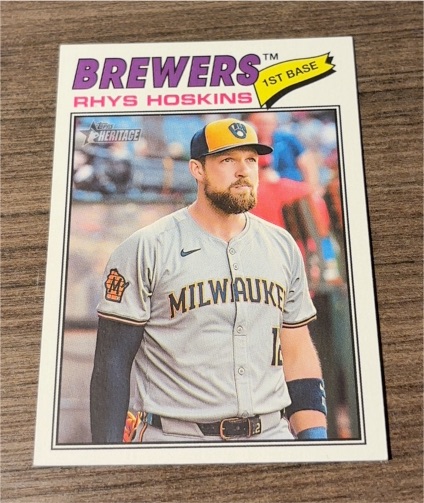 2026 Topps Heritage #331 Rhys Hoskins — front