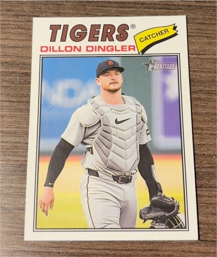 2026 Topps Heritage #73 Dillon Dingler — front