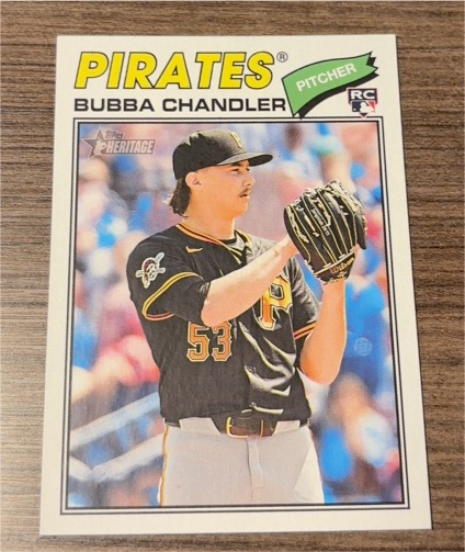 2026 Topps Heritage #265 Bubba Chandler — front