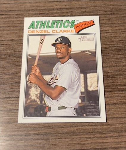 2026 Topps Heritage #324 Denzel Clarke — front