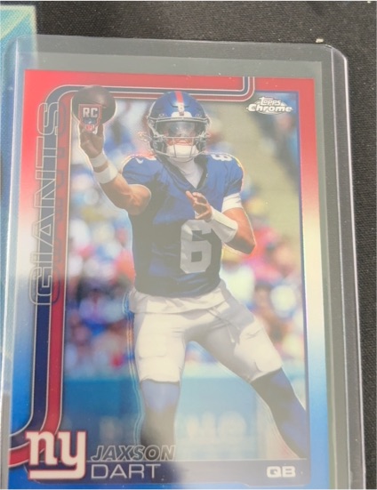 2025 Topps Chrome #306 Jaxson Dart — front