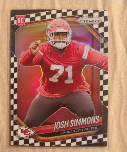 2025 Panini Prizm #337 Josh Simmons — front