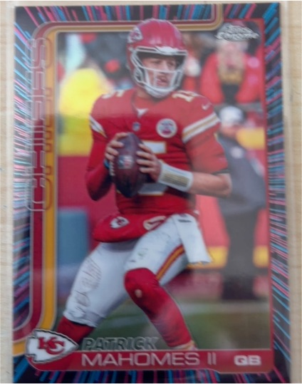 2025 Topps Chrome #148 Patrick Mahomes II — front