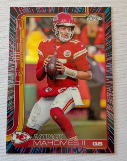 2025 Topps Chrome Football #148 Patrick Mahomes II — front