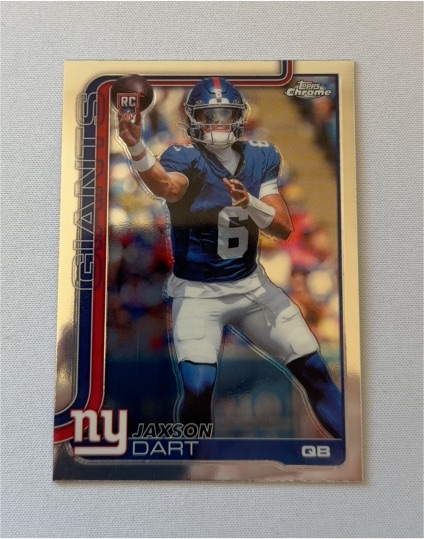 2025 Topps Chrome #306 Jaxson Dart — front