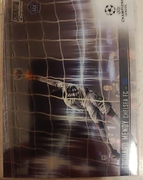 2020-21 Topps Stadium Club Chrome UEFA Champions League #5 Edouard Mendy Rookie RC — front