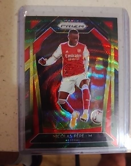 2020-21 Panini Prizm Premier League #42 Nicolas Pepe — front