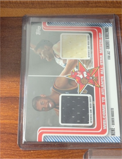 2003-04 Topps Welcome to Atlanta All-Star Dual Relic #WA-14 Jamal Mashburn / Anthony McHenry — front