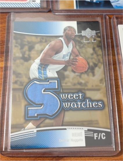 2004-05 Upper Deck Sweet Shot Swatches #NH Nene — front