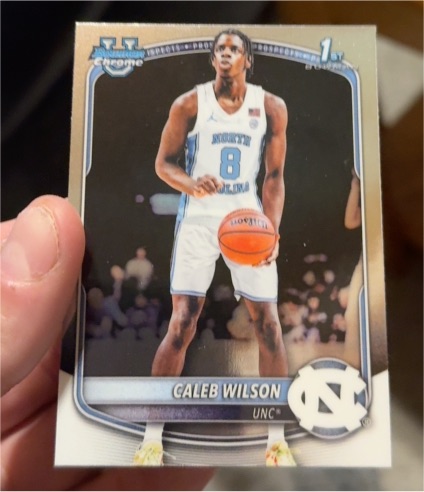 2025 Topps Bowman Chrome #BCP-83 Caleb Wilson — front