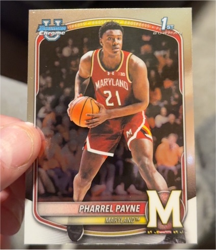 2025 Topps Bowman Chrome 1st Bowman #BCP-64 Pharrel Payne — front