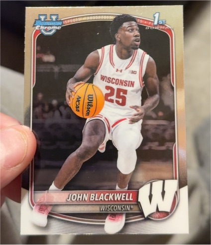 2025 Bowman Chrome #BCP-78 John Blackwell — front