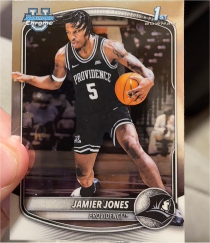 2025 Topps Bowman Chrome #BCP-59 Jamier Jones — front