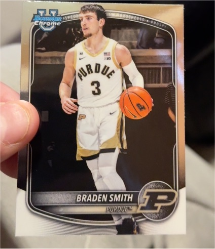 2025-26 Bowman Basketball Prospects Chrome #BCP-94 Braden Smith — front