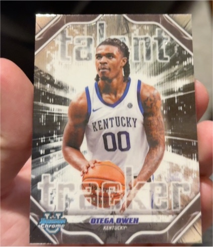 2025-26 Bowman Chrome Talent Tracker #TT-15 Otega Oweh — front