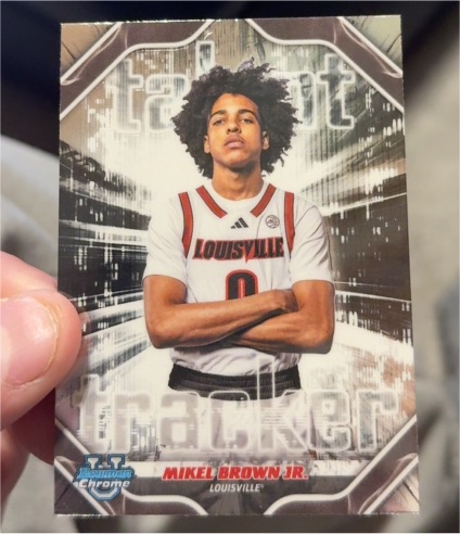 2025-26 Bowman Chrome #TT-11 Mikel Brown Jr. — front