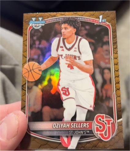 2025 Bowman Chrome #BCP-87 Oziyah Sellers — front