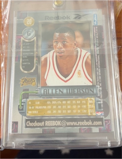 1996 Skybox Metal Universe #20 Allen Iverson — front