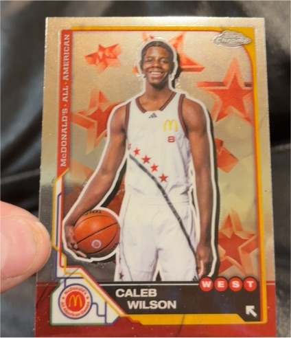 2025 Topps Chrome McDonald's All American #10 Caleb Wilson — front