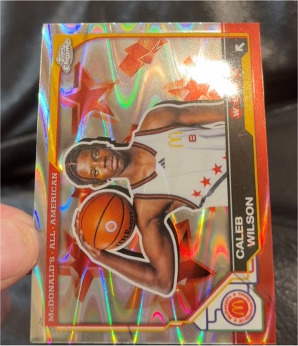 2025 Topps Chrome McDonald's All American #48 Caleb Wilson — front