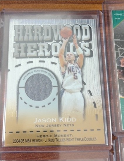 2004 Fleer Hardwood Heroics #HH-JK Jason Kidd — front