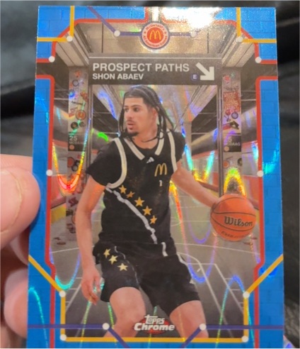 2025 Topps Chrome McDonald's All American Prospect Paths #PP-1 Shon Abaev — front