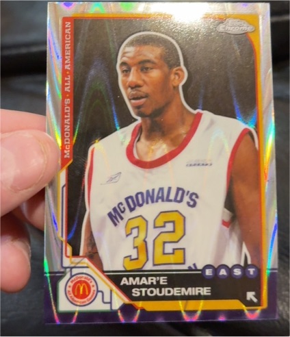 2025 Topps Chrome McDonald's All-American #82 Amar'e Stoudemire — front