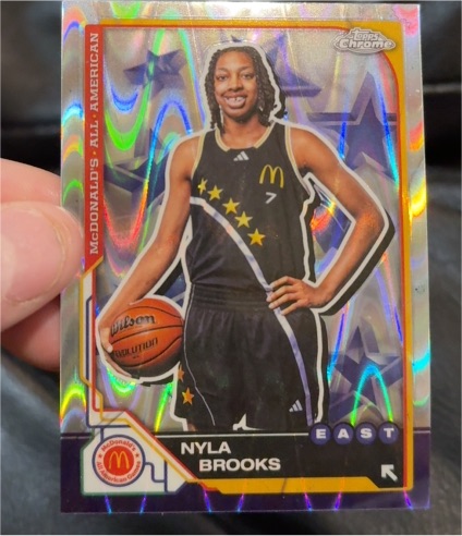 2025 Topps Chrome McDonald's All American #26 Nyla Brooks — front