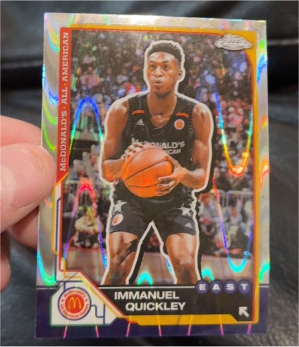 2025 Topps Chrome McDonald's All-American #92 Immanuel Quickley — front