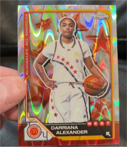 2025 Topps Chrome McDonald's All American #34 Darriana Alexander — front