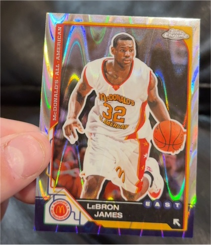 2025 Topps Chrome McDonald's All American #98 LeBron James — front