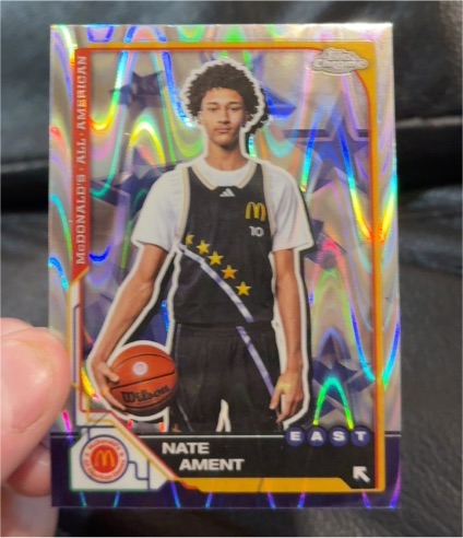 2025 Topps Chrome McDonald's All American #3 Nate Ament — front