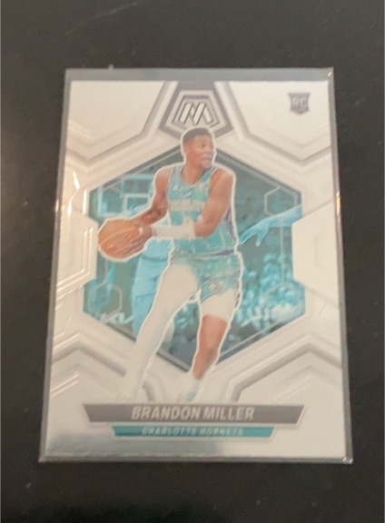 2023-24 Panini Mosaic #202 Brandon Miller — front