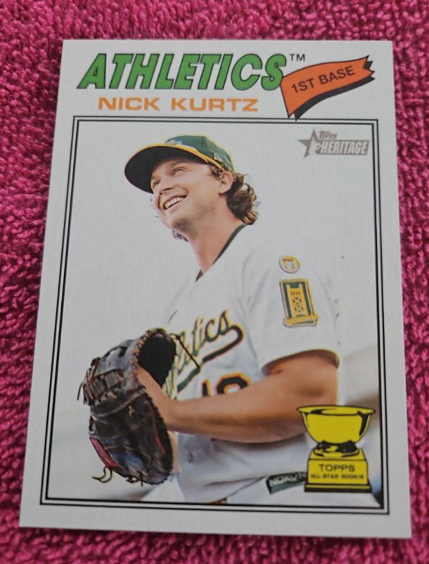 2026 Topps Heritage #275 Nick Kurtz — front