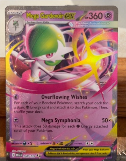 2026 Pokémon Mega Evolutions #060 Mega Gardevoir EX — front