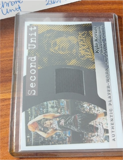 2005-06 Topps Chrome #SU-KK Kyle Korver Second Unit — front