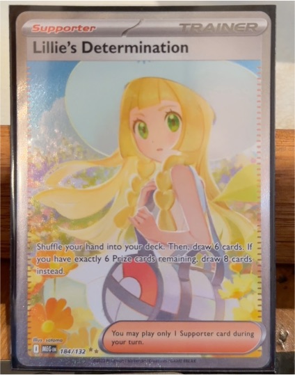 2020 Pokémon Mega Evolution #184 Lillie's Determination — front