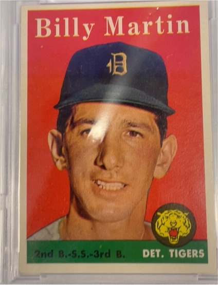 1958 Topps #271 Billy Martin — front