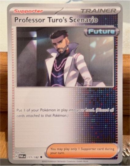 2023 Pokémon Scarlet & Violet Paradox Rift #171 Professor Turo's Scenario — front