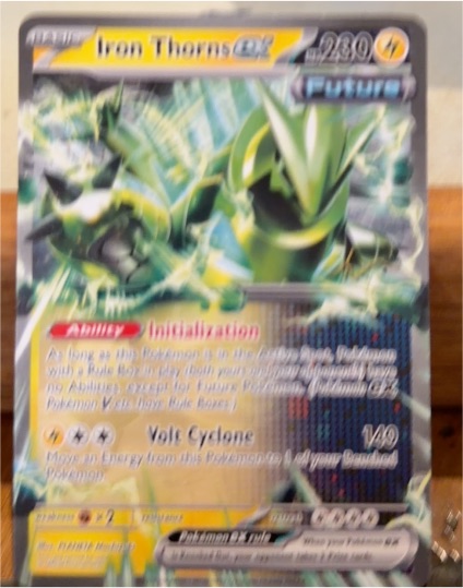 2024 Pokémon TCG Iron Thorns EX #77/167 — front