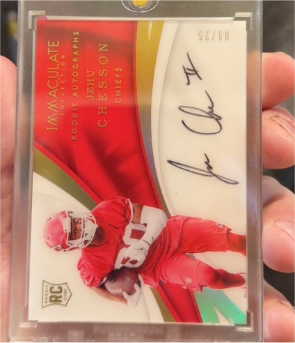 2017 Panini Immaculate Collection #148 Jehu Chesson Rookie Autograph — front