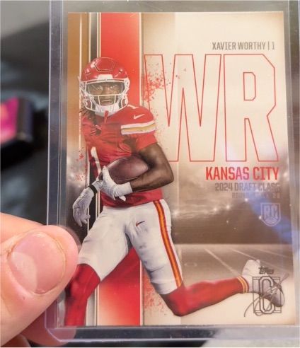 2024 Topps Signature Class #125 Xavier Worthy — front