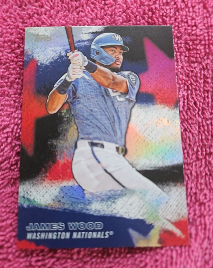 2026 Topps Series 1 Stars of MLB Insert #SMLB-17 James Wood — front
