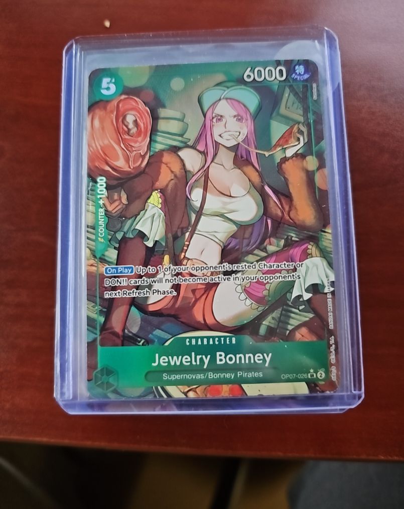 One Piece TCG OP07-026 Jewelry Bonney — front