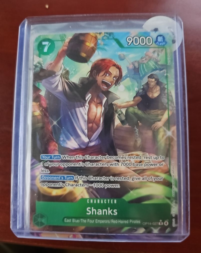 One Piece CCG OP14-027 Shanks — front