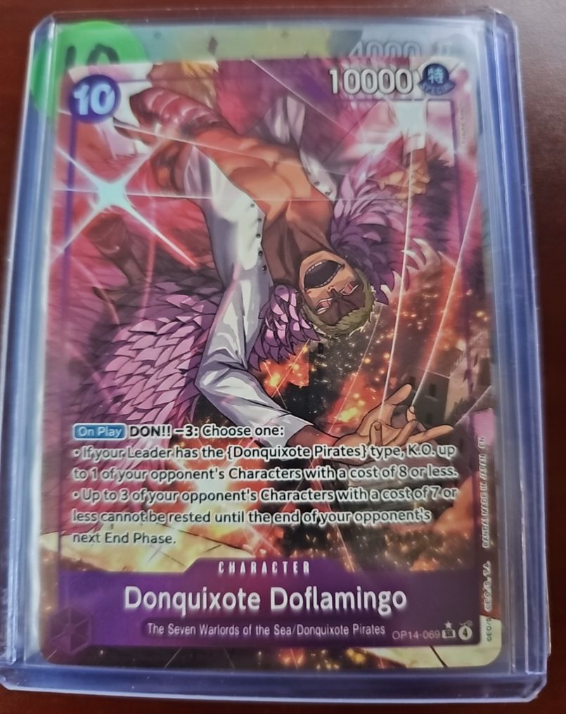 One Piece TCG OP14-069 Donquixote Doflamingo — front