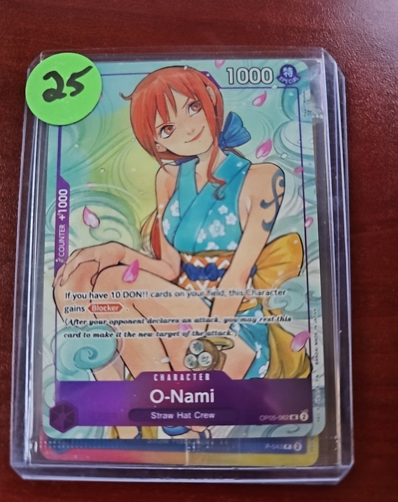 2025 One Piece TCG OP05-062 O-Nami Illustration Box Vol.1 — front