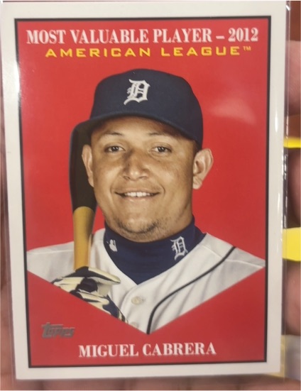 2025 Topps Update #MV-17 Miguel Cabrera Most Valuable — front