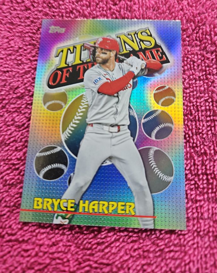2026 Topps Series 1 Titans of the MLB #TOG-18 Bryce Harper — front