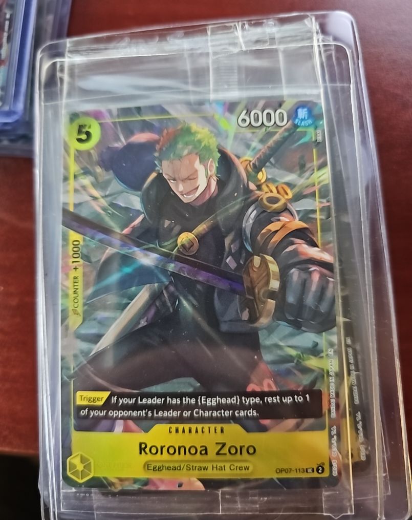 2023 One Piece Card Game OP07-113 Roronoa Zoro — front